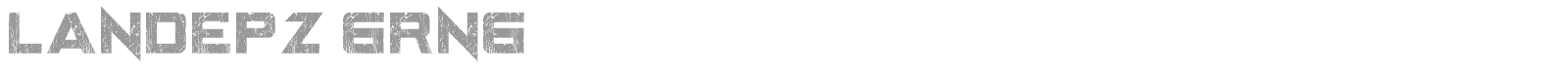 Landepz font preview